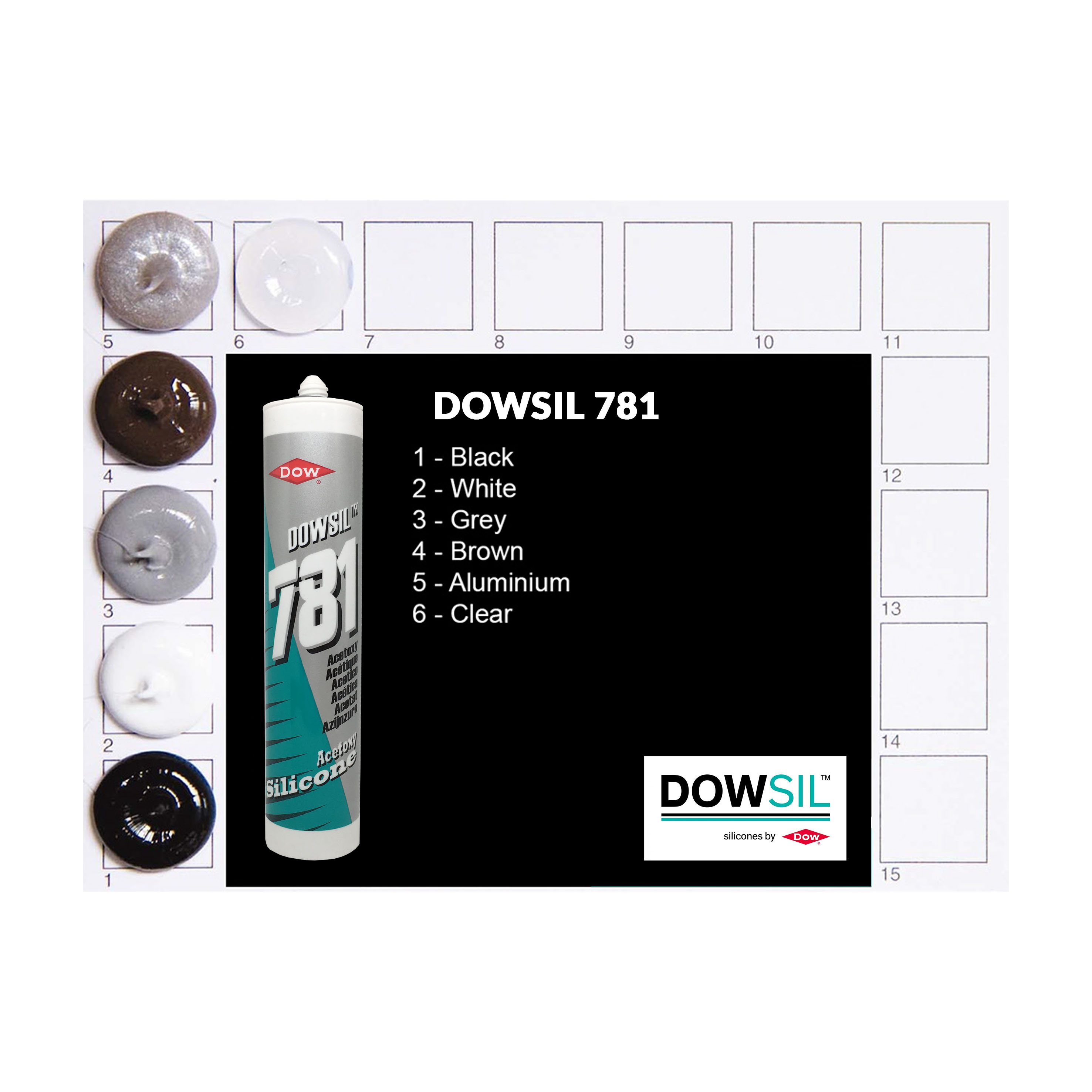 Dowsil 791 Color Chart